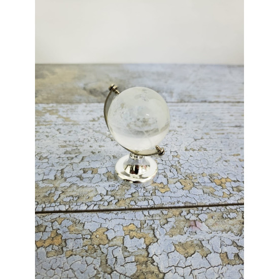 Toptan Küçük Boy Kristal Cam Dünya Küresi