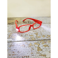 Toptan Kırmızı Renkli Camsız Led Işıklı Kitap Okuma Gözlüğü