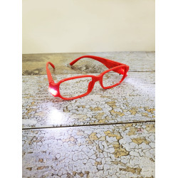 Toptan Kırmızı Renkli Camsız Led Işıklı Kitap Okuma Gözlüğü Toptan Kırmızı Renkli Camsız Led Işıklı Kitap Okuma Gözlüğü