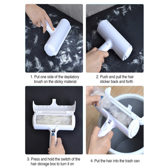 Toptan Hazneli Kedi Köpek Tüy Temizleyici Kıl Toz Toplayıcı Gırgır