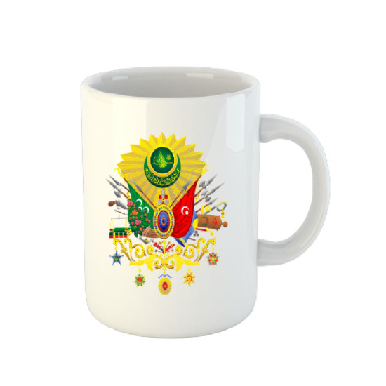 Toptan Osmanlı Tuğralı Kupa Bardak 